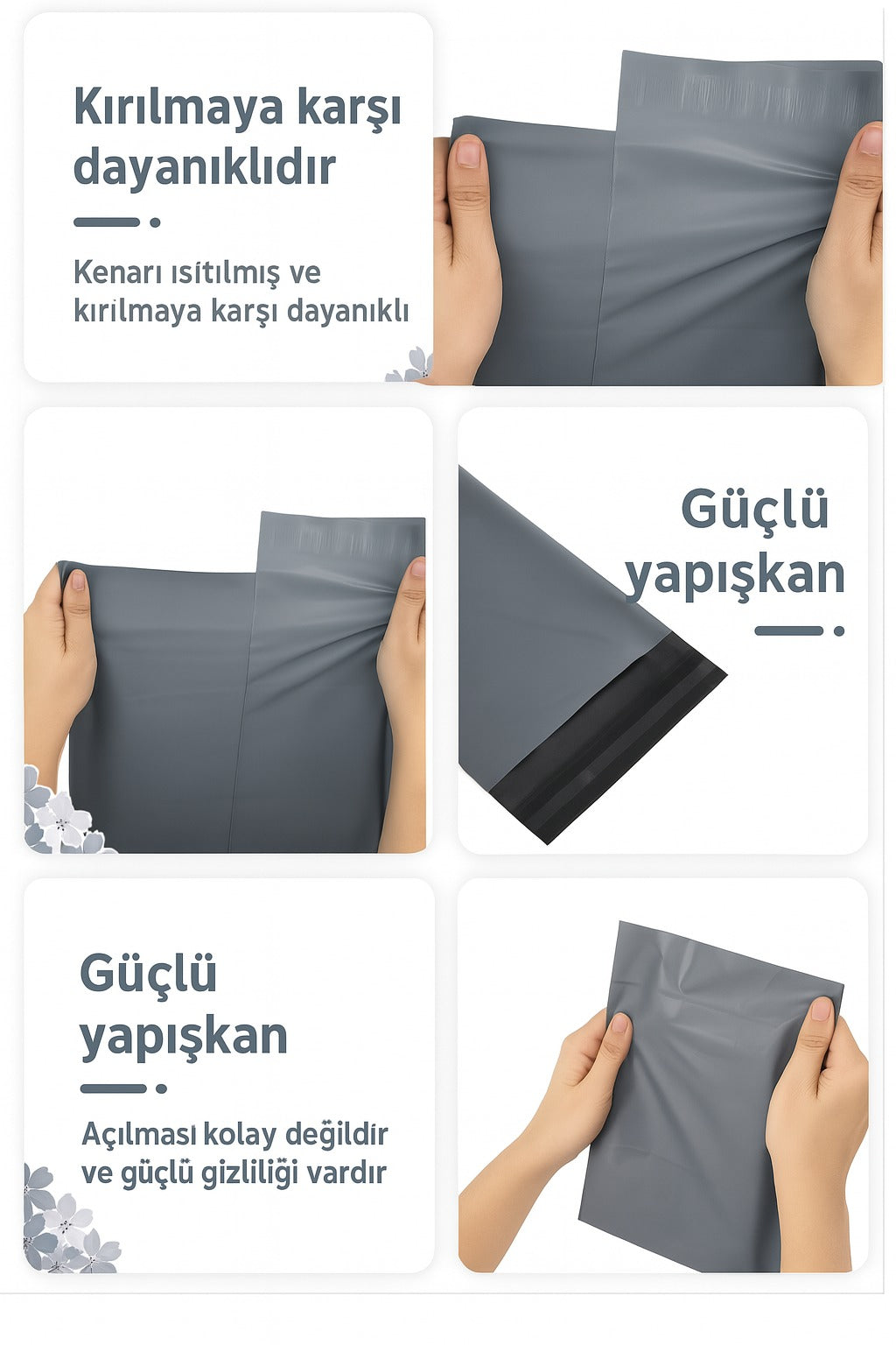 Ekonomik Cepli Kargo Poşeti (24x30+5)