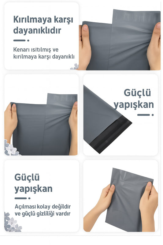 Ekonomik Cepli Kargo Poşeti (24x30+5)